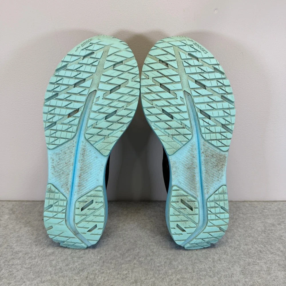 Brooks Hyperion Tempo Womens Shoe Size 11 Black Blue Running Sneaker 1203281B082